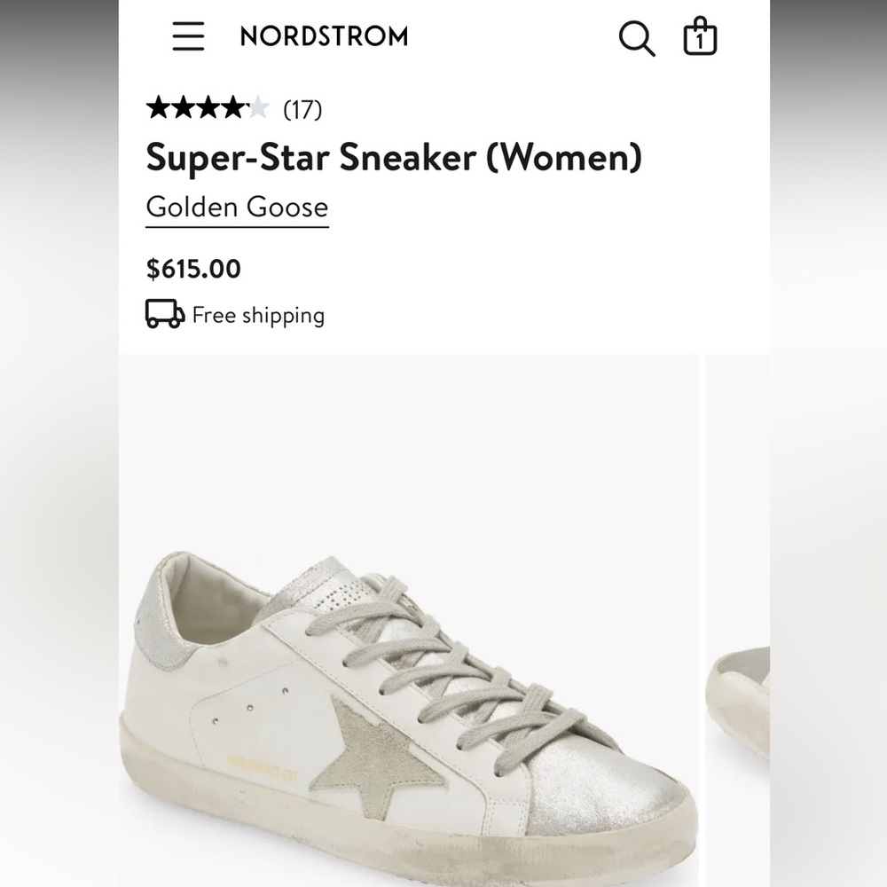Authentic golden goose sneakers